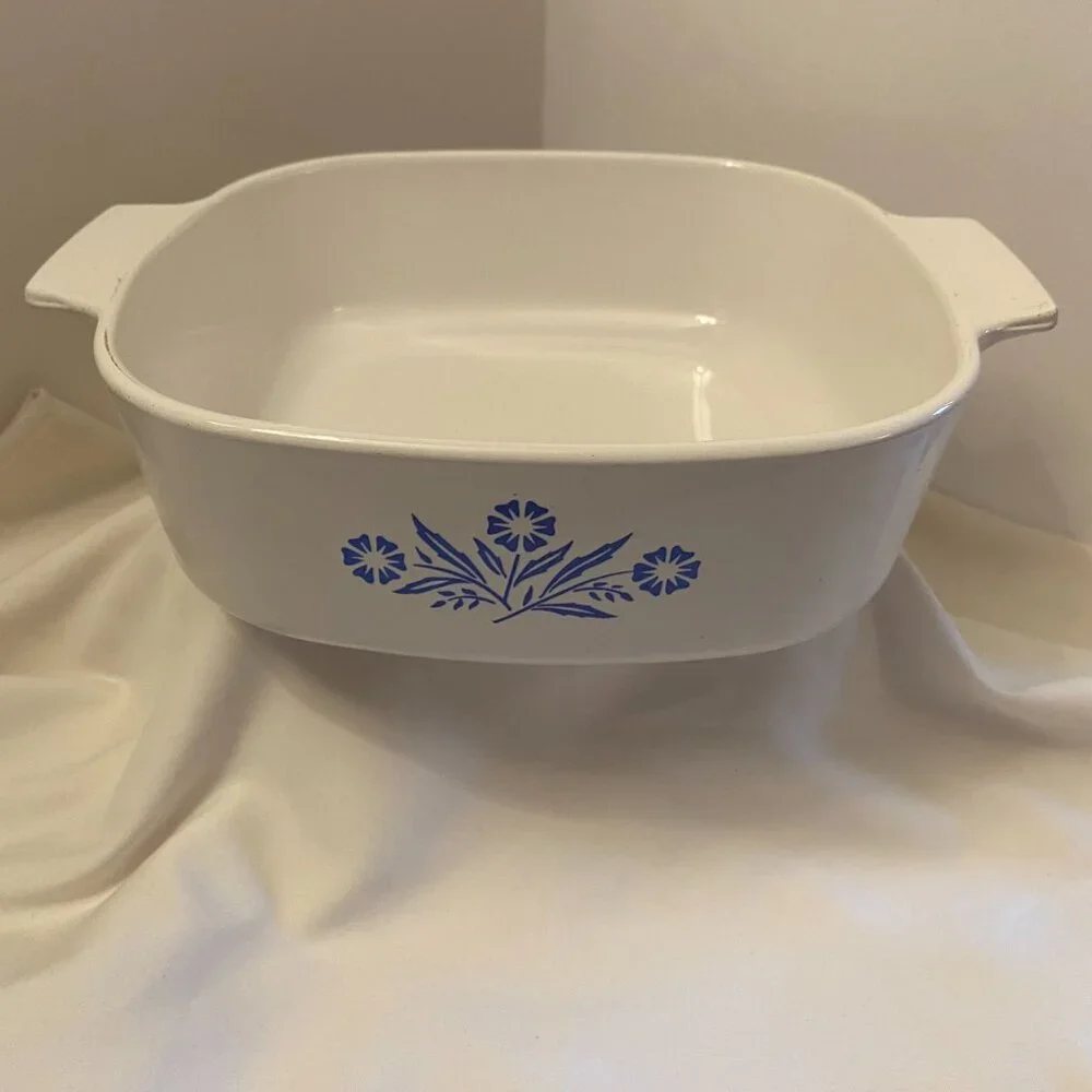 Vintage CorningWare Blue Cornflower 2-Quart Casserole A-2-B No Lid